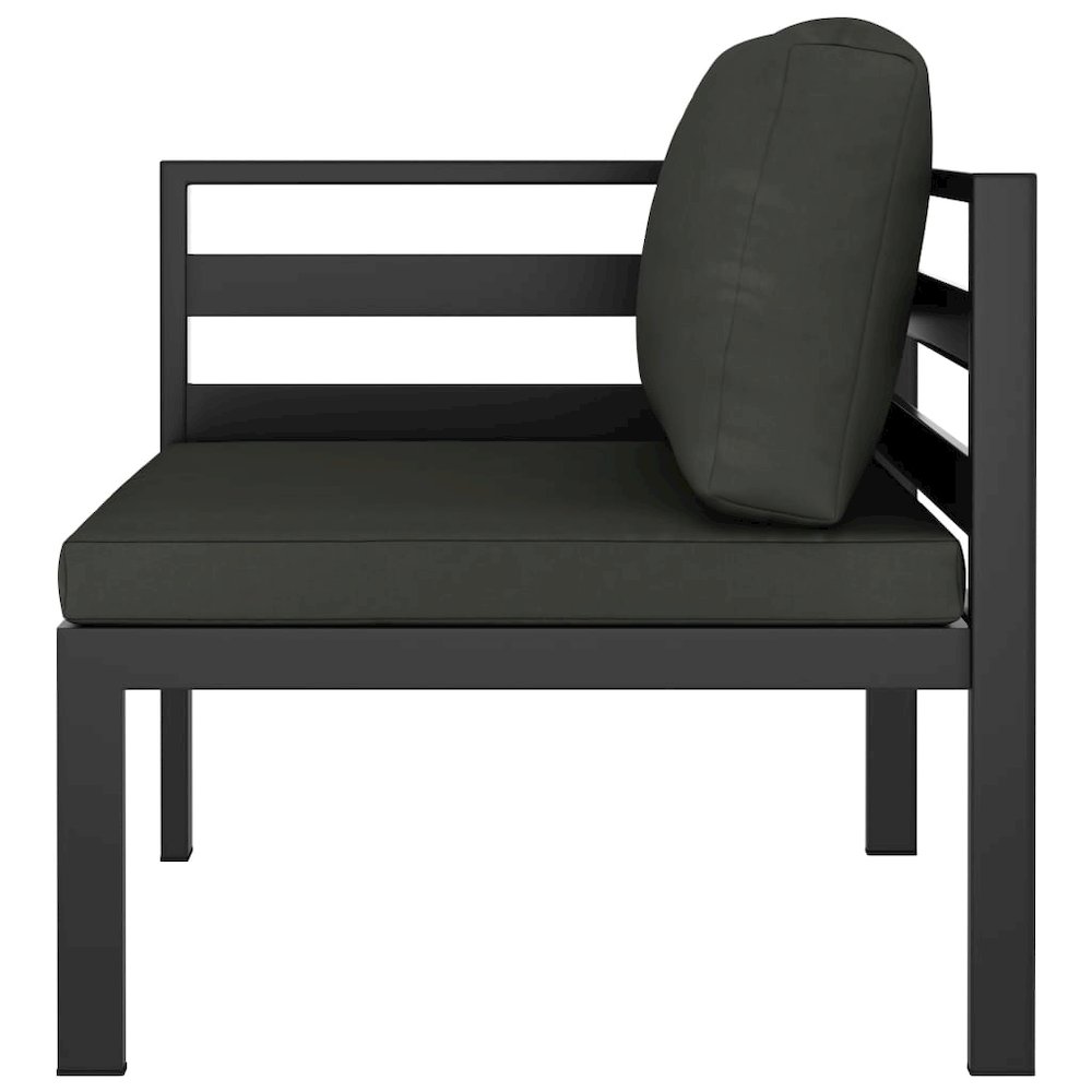 Patio Lounge Set Modular Garden Lounge Set Rectangular Modern. Picture 4