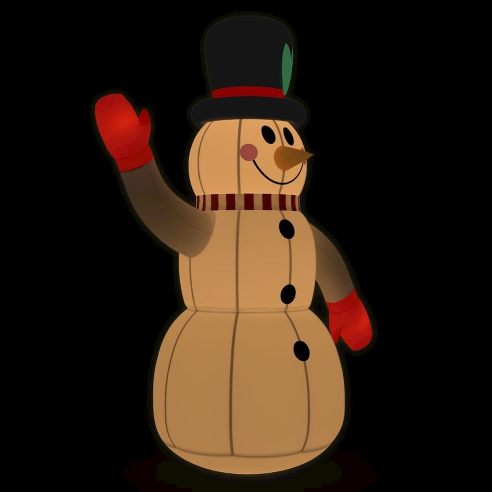 Inflatable Snowman Multicolor Oxford fabric with PU coating. Picture 2