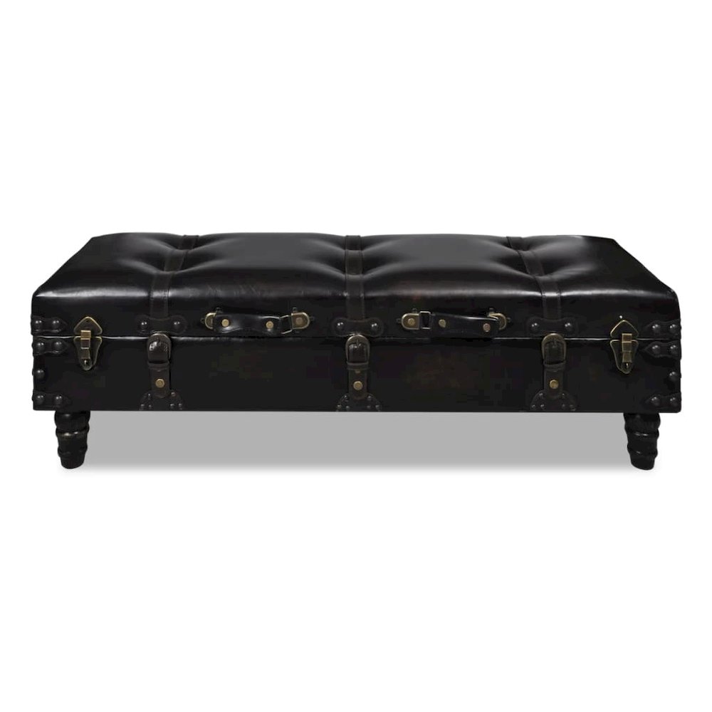 Storage Bench Dark Brown. Picture 3