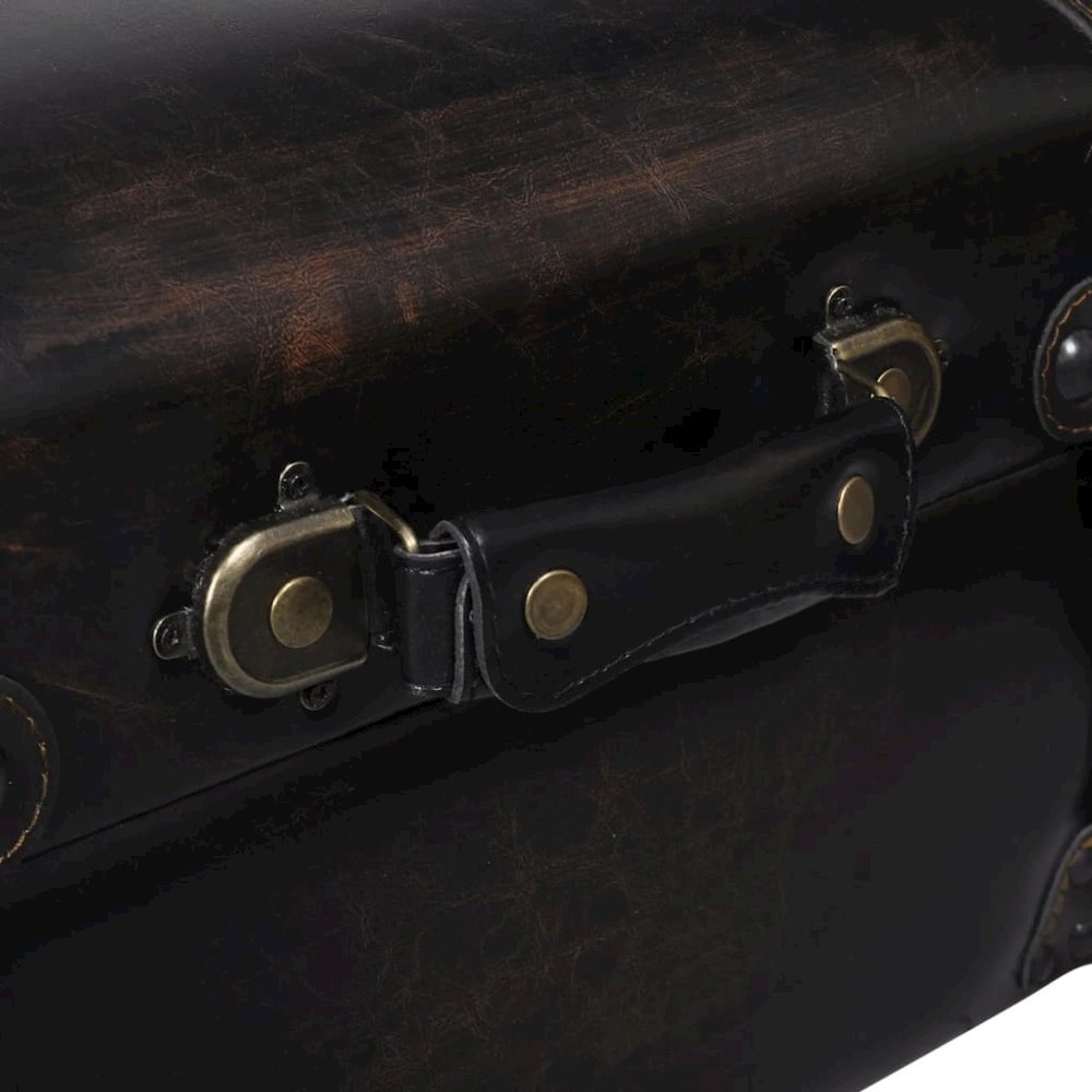 Storage Bench Dark Brown. Picture 4