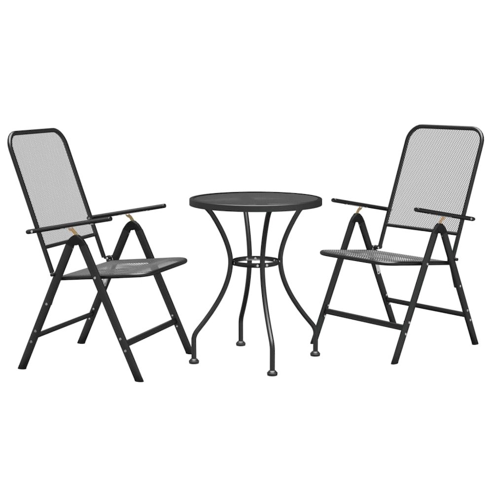 Garden Dining Set Anthracite. Picture 3