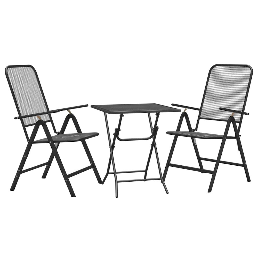 Garden Dining Set Anthracite. Picture 3
