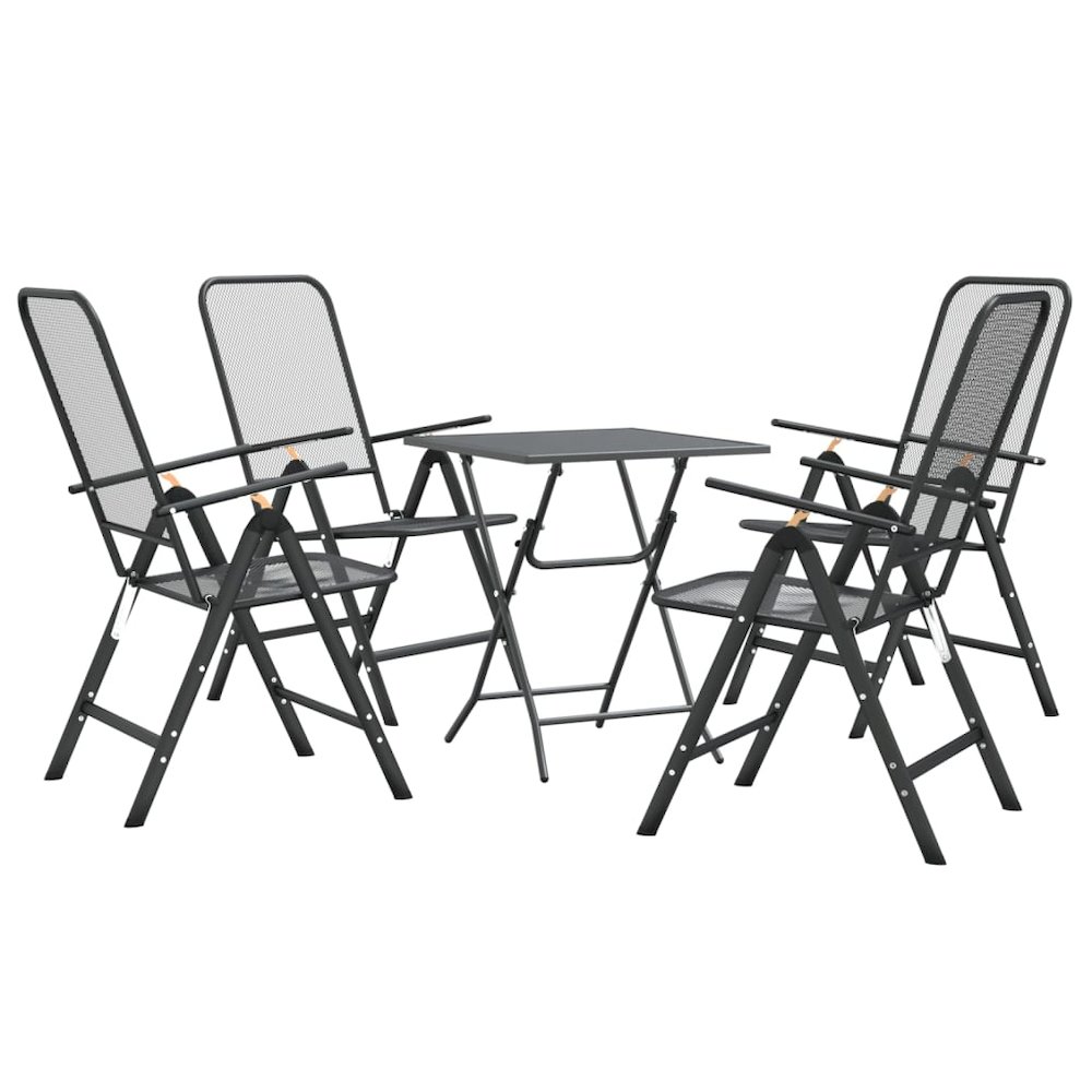 Garden Dining Set Anthracite. Picture 3