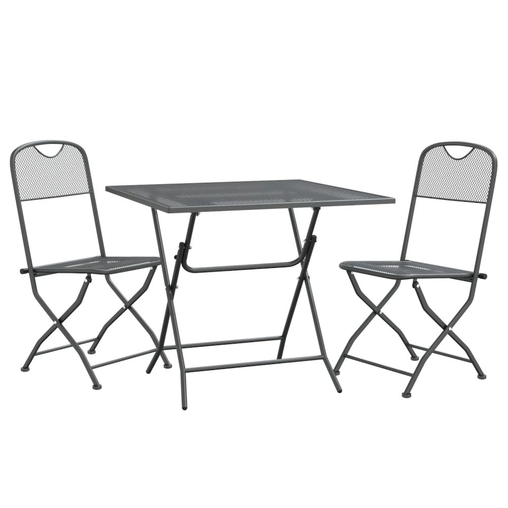 Garden Dining Set Anthracite. Picture 3