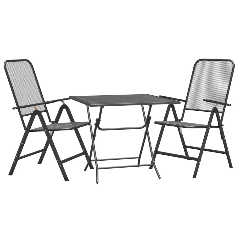 Garden Dining Set Anthracite. Picture 3