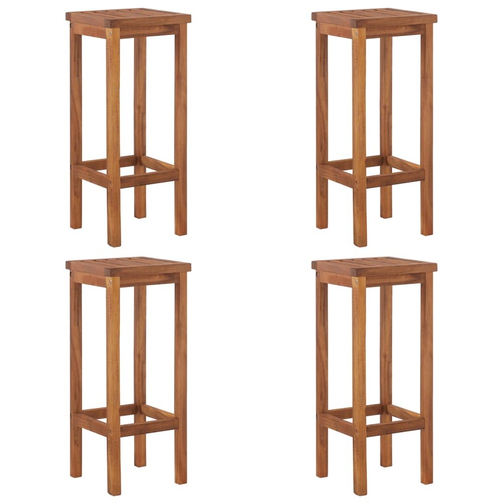 Garden Bar Set Acacia wood color Solid acacia wood Medium Tough. Picture 6