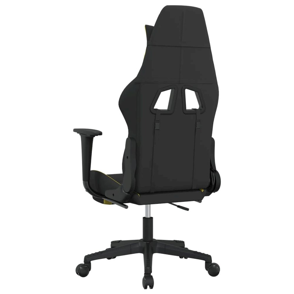 Gaming Chair Black and Light Green. Picture 5