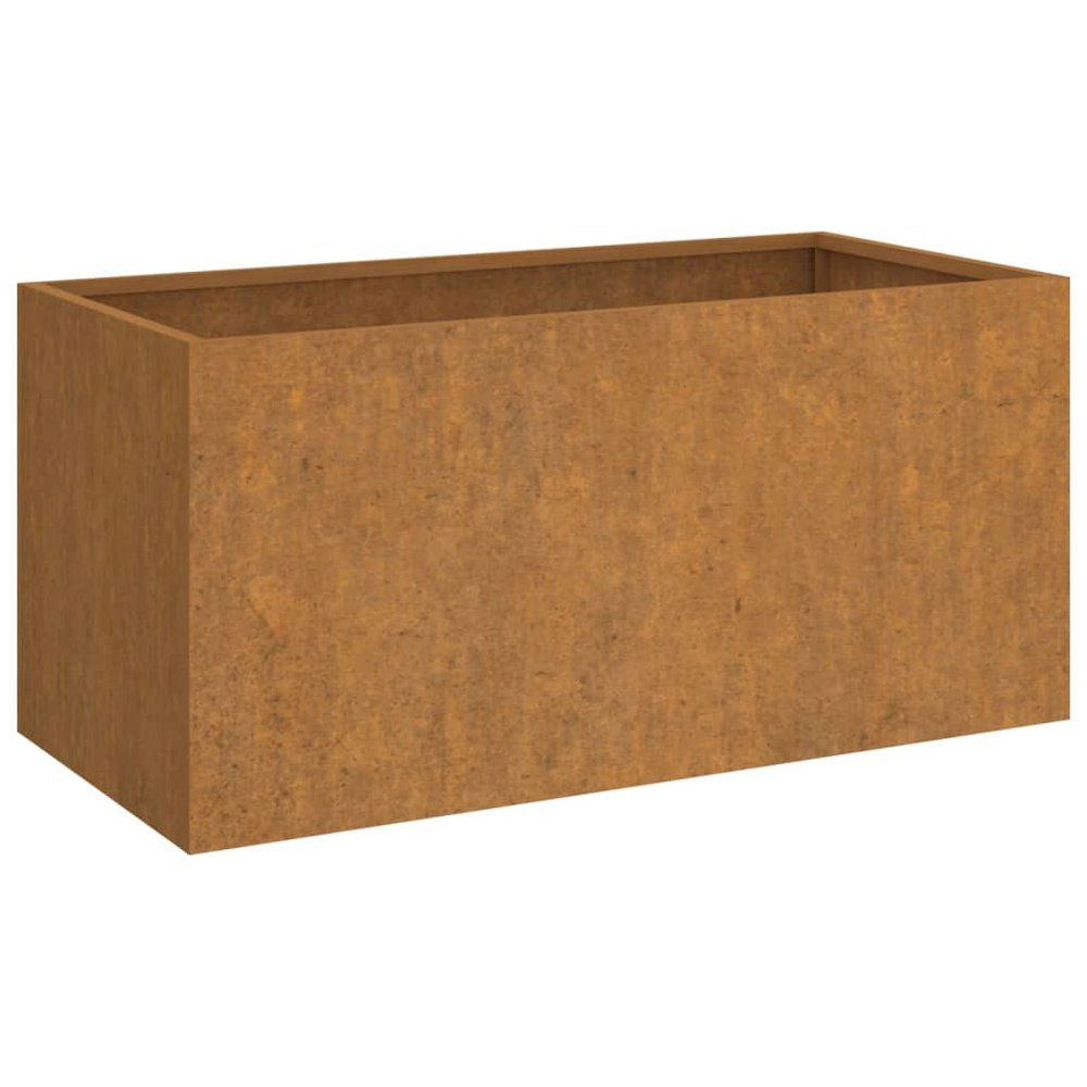 Planter Rusty Corten steel Medium Durable Corten Steel Planter. Picture 2