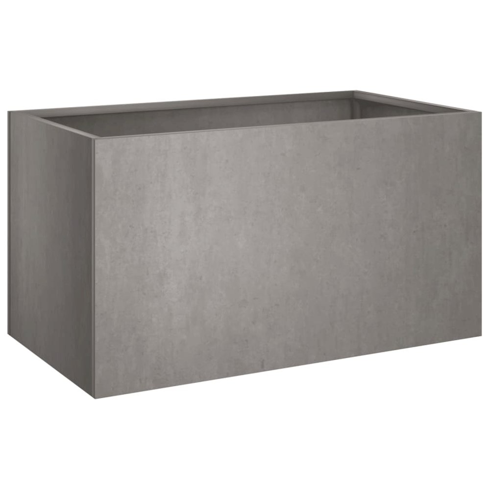 Planter Rusty Corten Steel Medium Durable Planter Rectangular. Picture 4
