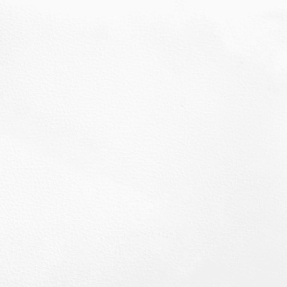 Bed Frame White Faux leather Queen Strong Bed Frame. Picture 8