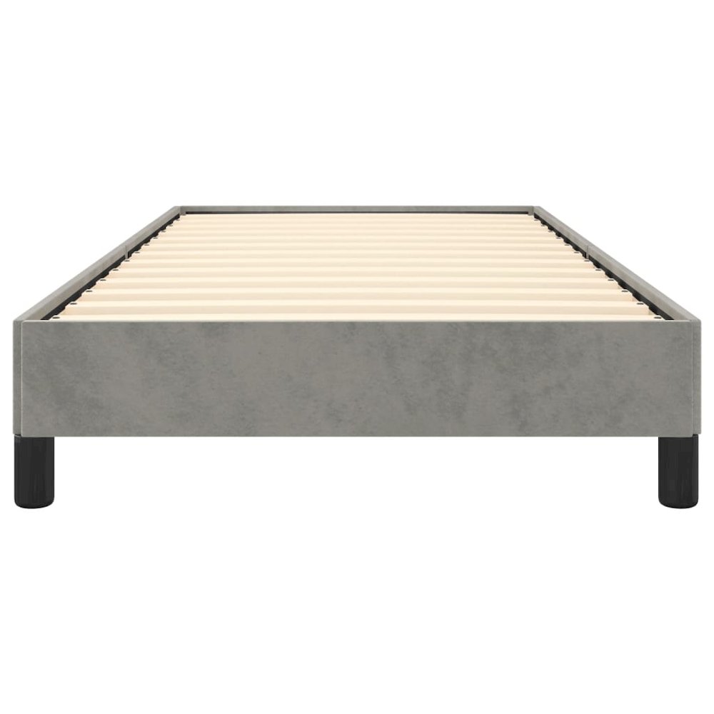 Bed Frame Light Grey. Picture 5