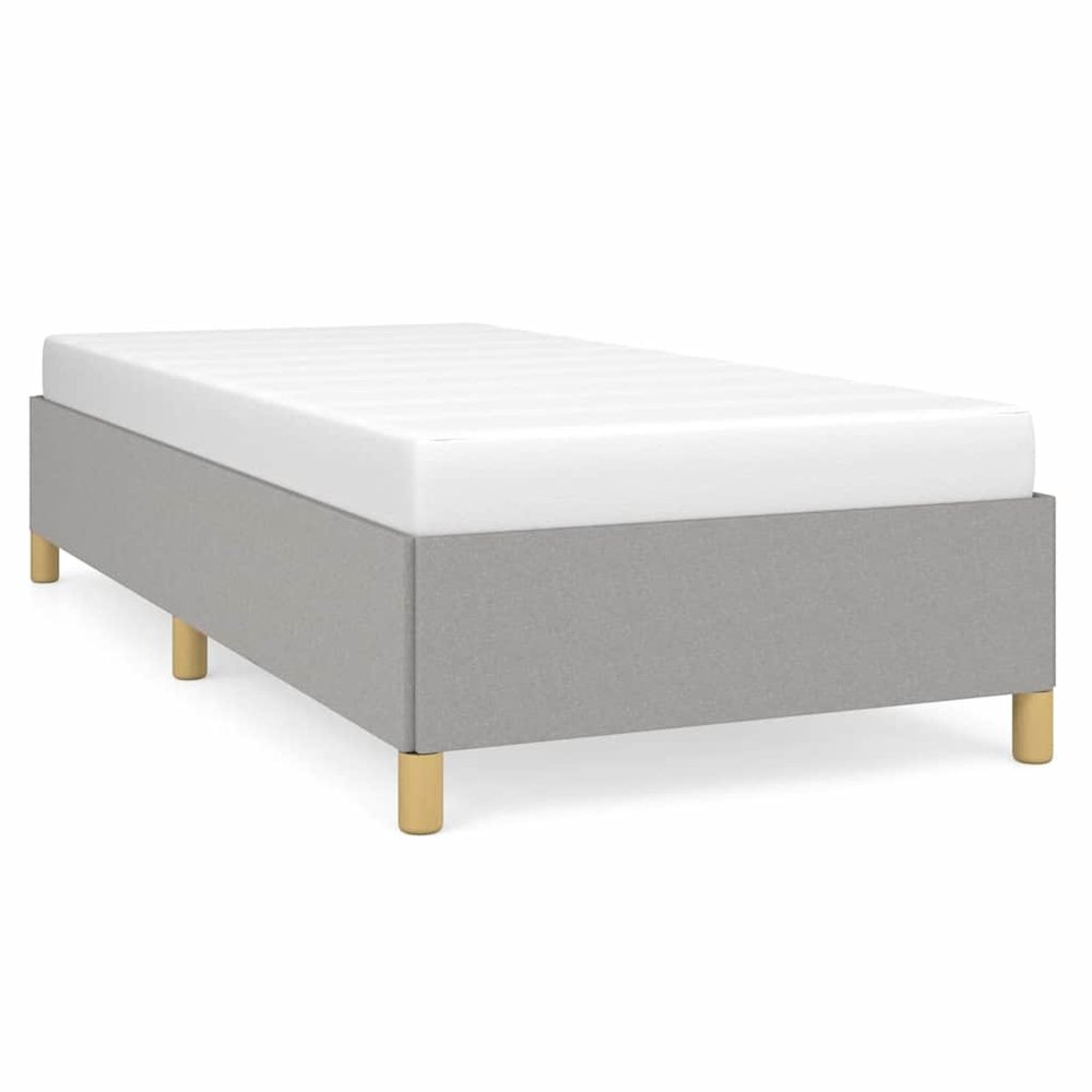 Bed Frame Light Grey. Picture 1