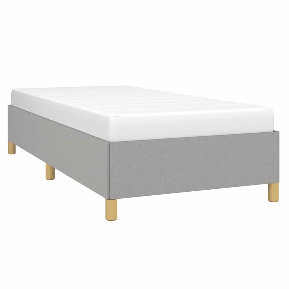Bed Frame Light Grey. Picture 5