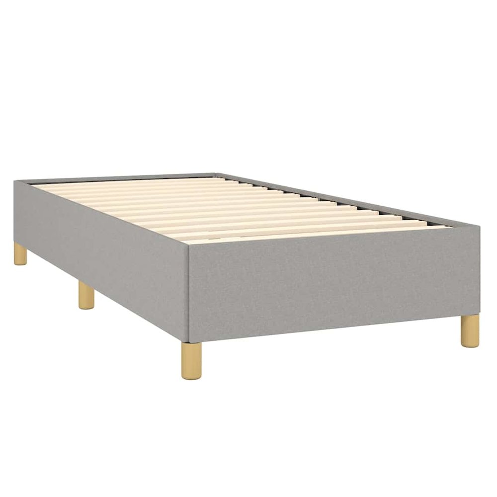 Bed Frame Light Grey. Picture 6