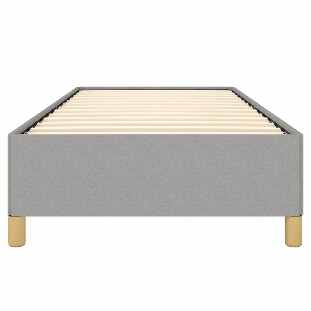 Bed Frame Light Grey. Picture 7