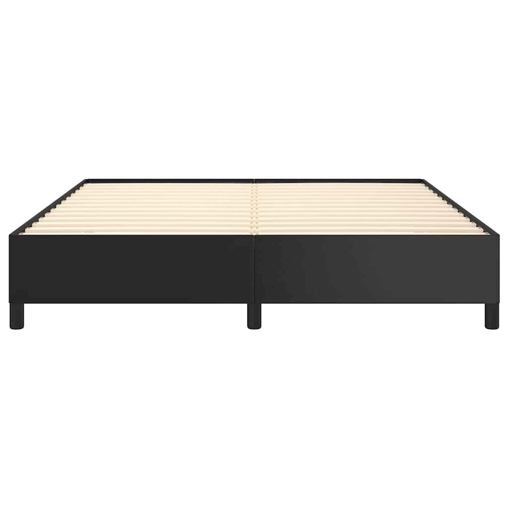 Bed Frame Black 75% polyvinyl chloride, 5% cotton, 20% polyester. Picture 7