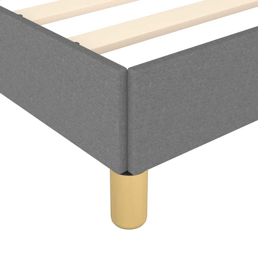 Bed Frame With Headboard Dark Grey. Picture 8