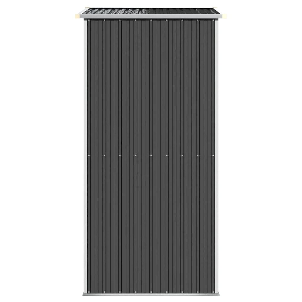 Garden Shed Anthracite 75.6"x42.5"x87.8" Galvanized Steel. Picture 4