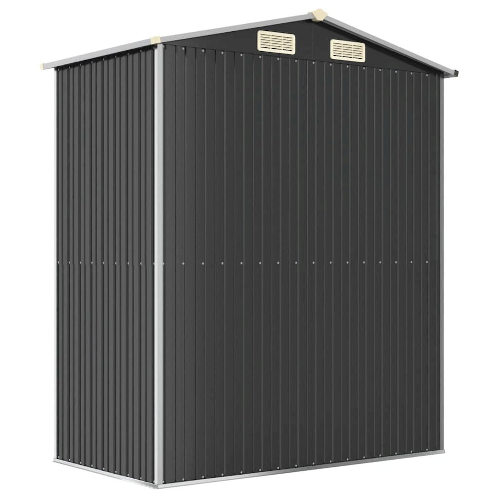 Garden Shed Anthracite 75.6"x42.5"x87.8" Galvanized Steel. Picture 5