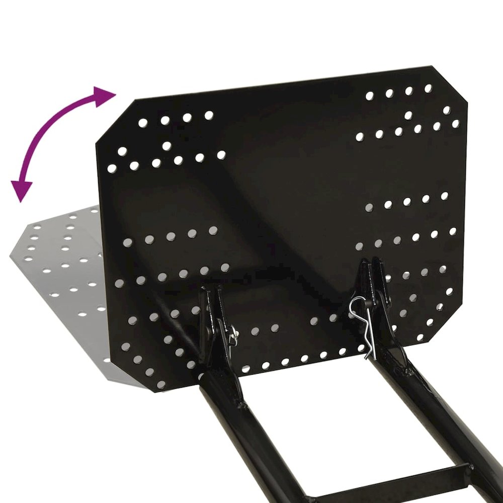 Snow Plow Black Powder-coated Steel 59.1 x 15.0 in. Picture 9