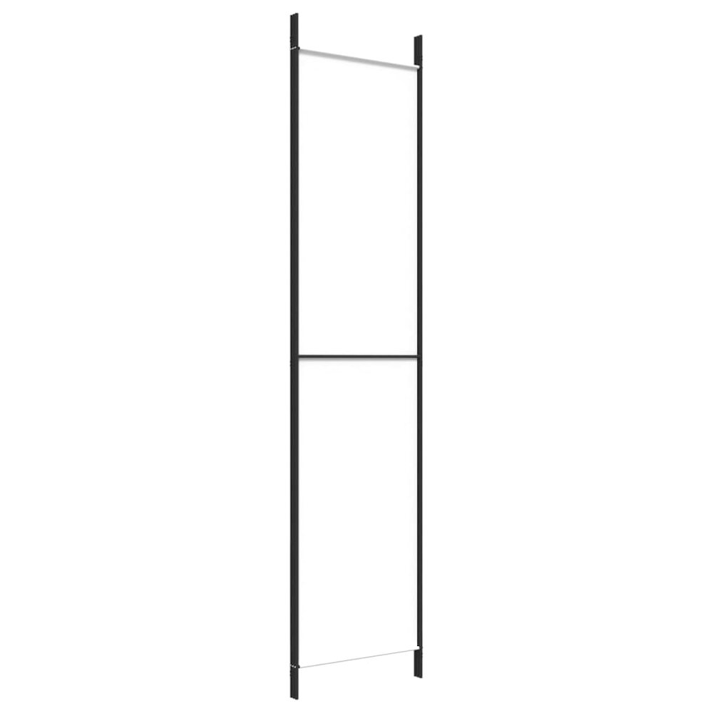 3-Panel Room Divider White 59.1"x86.6" Fabric. Picture 6