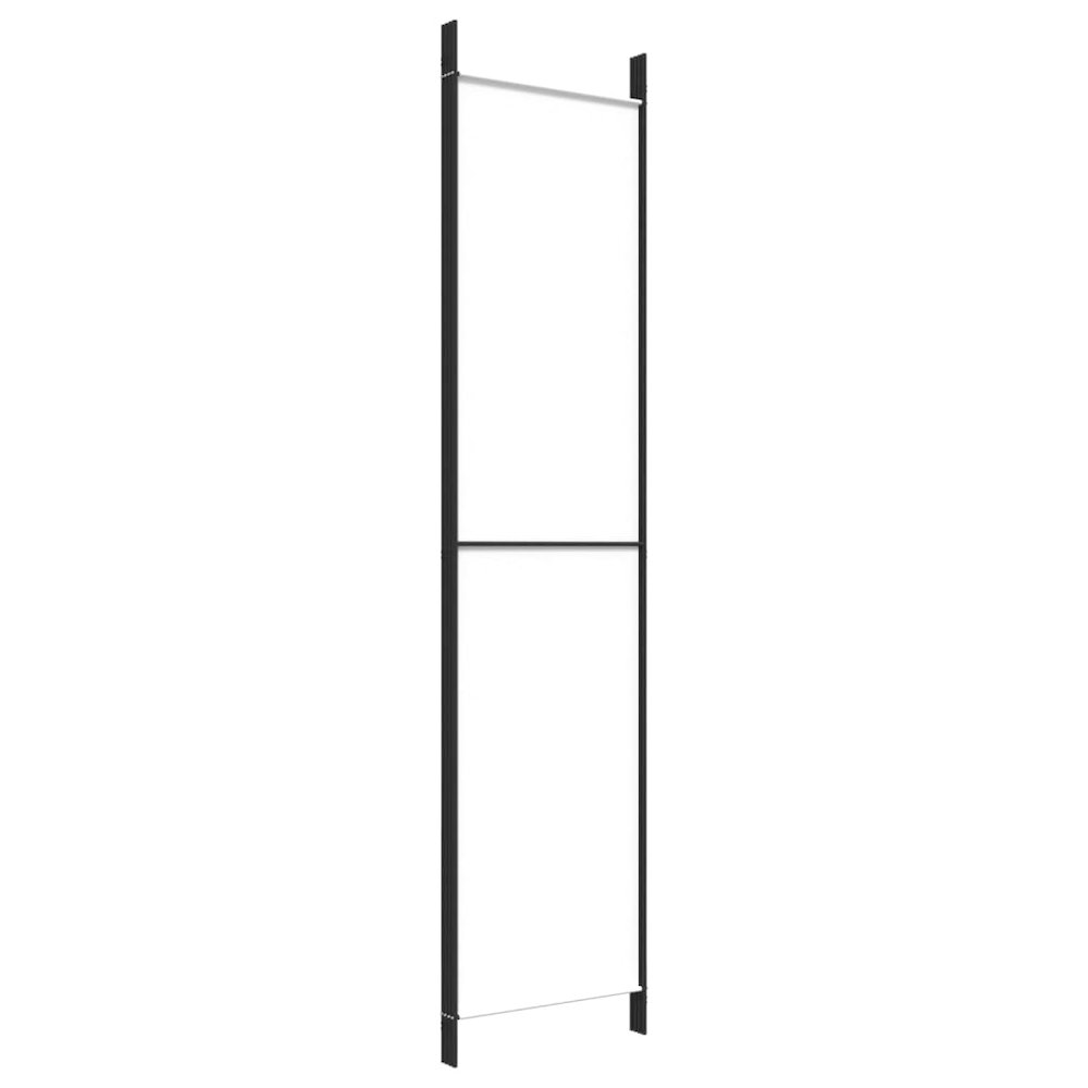 4-Panel Room Divider White 78.7"x86.6" Fabric. Picture 6