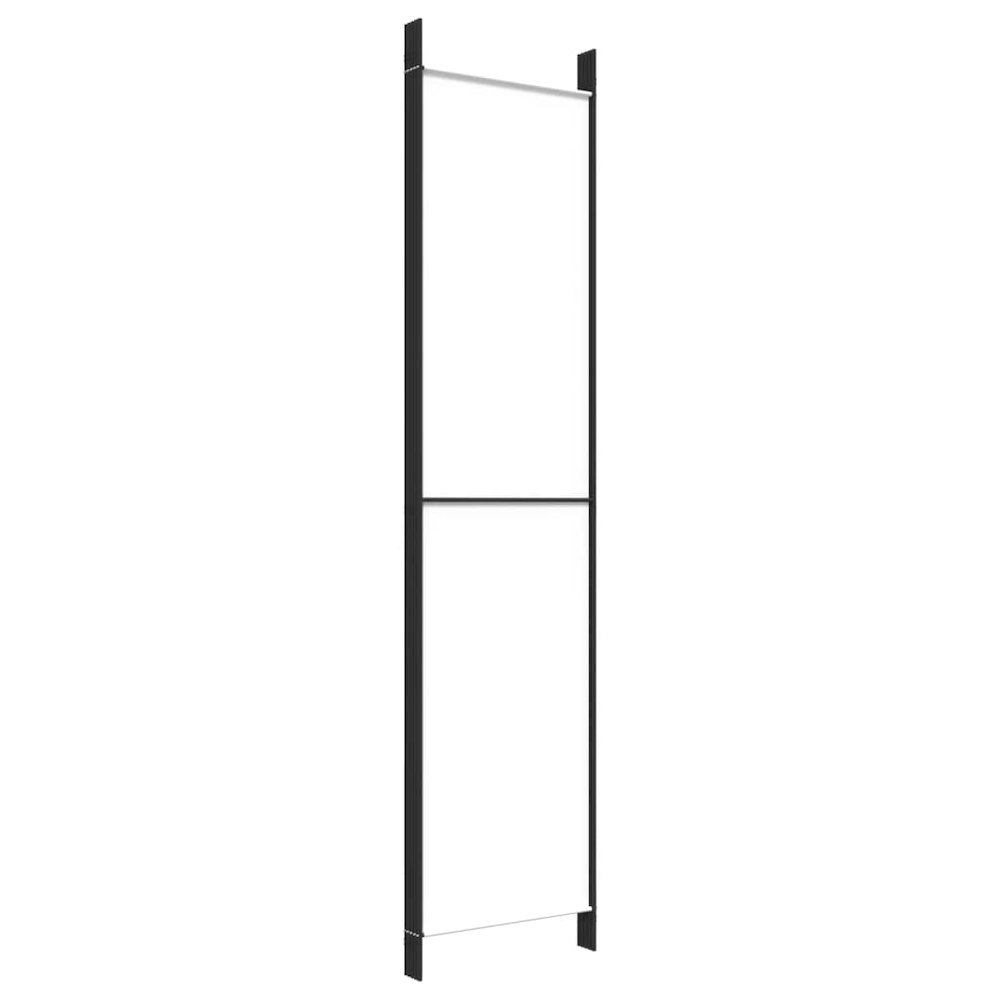 5-Panel Room Divider White 98.4"x86.6" Fabric. Picture 6