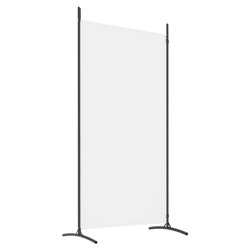 2-Panel Room Divider White 68.9"x70.9" Fabric. Picture 6