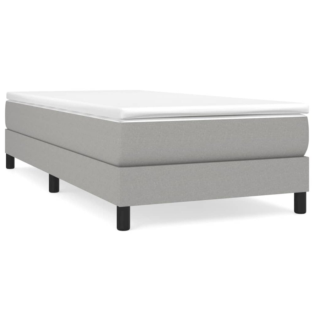 Bed Frame Light grey. Picture 2