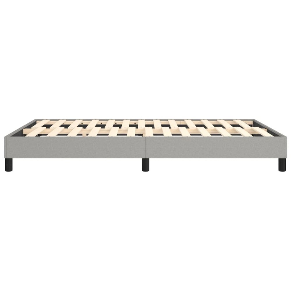 Bed Frame Light Grey. Picture 5