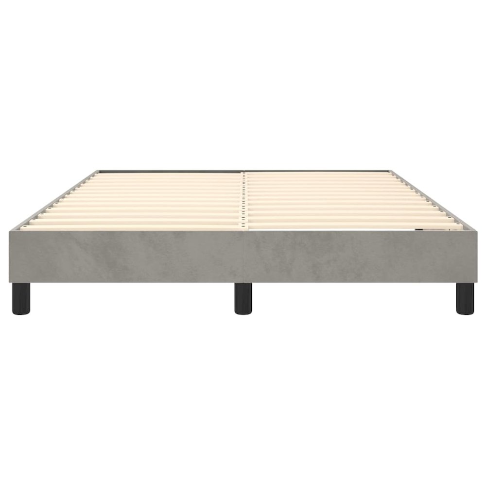 Bed Frame Light Gray. Picture 5