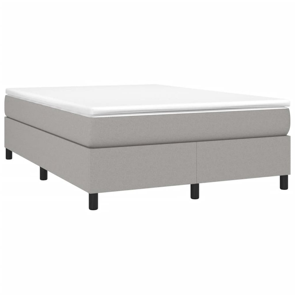Bed Frame Light gray. Picture 3