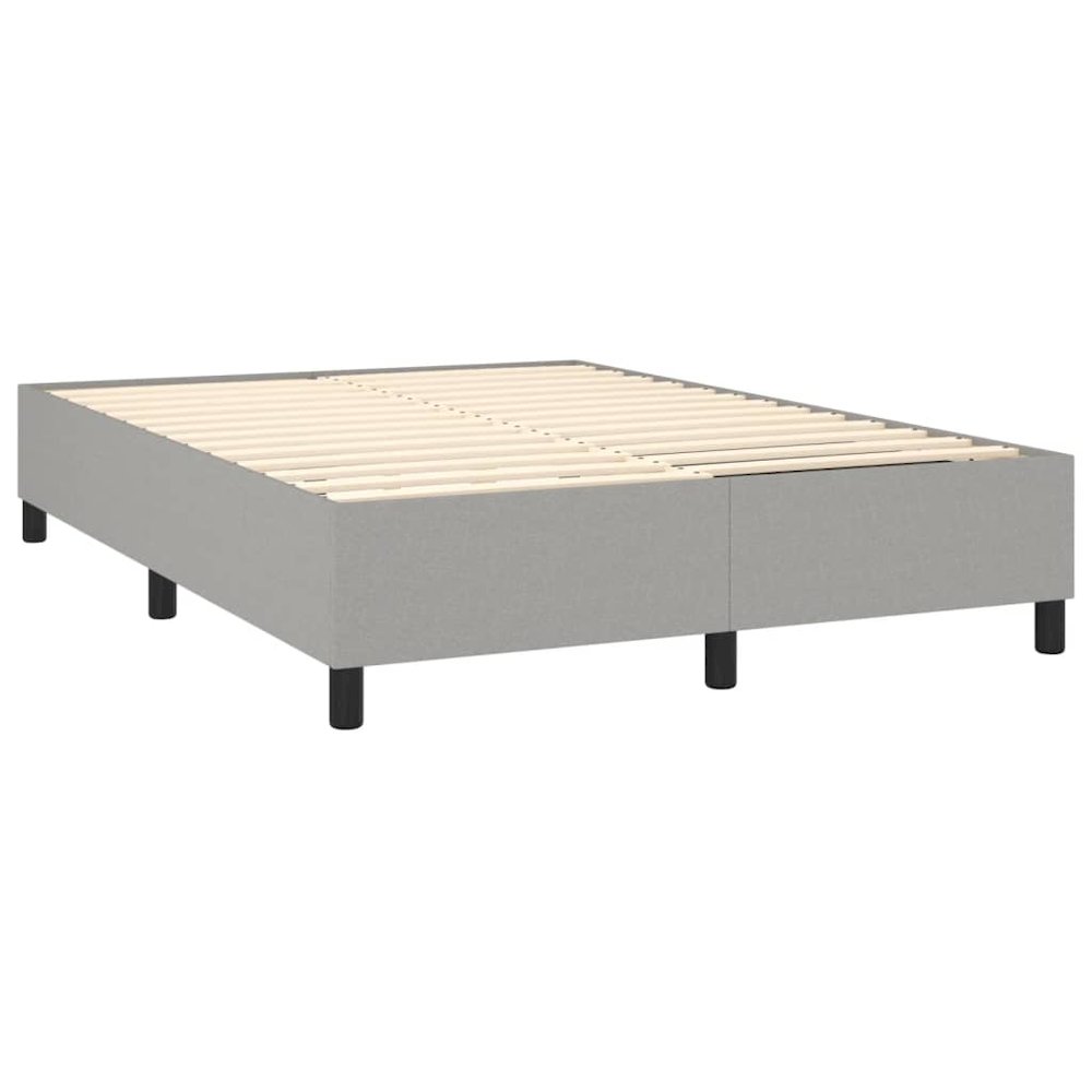 Bed Frame Light gray. Picture 4