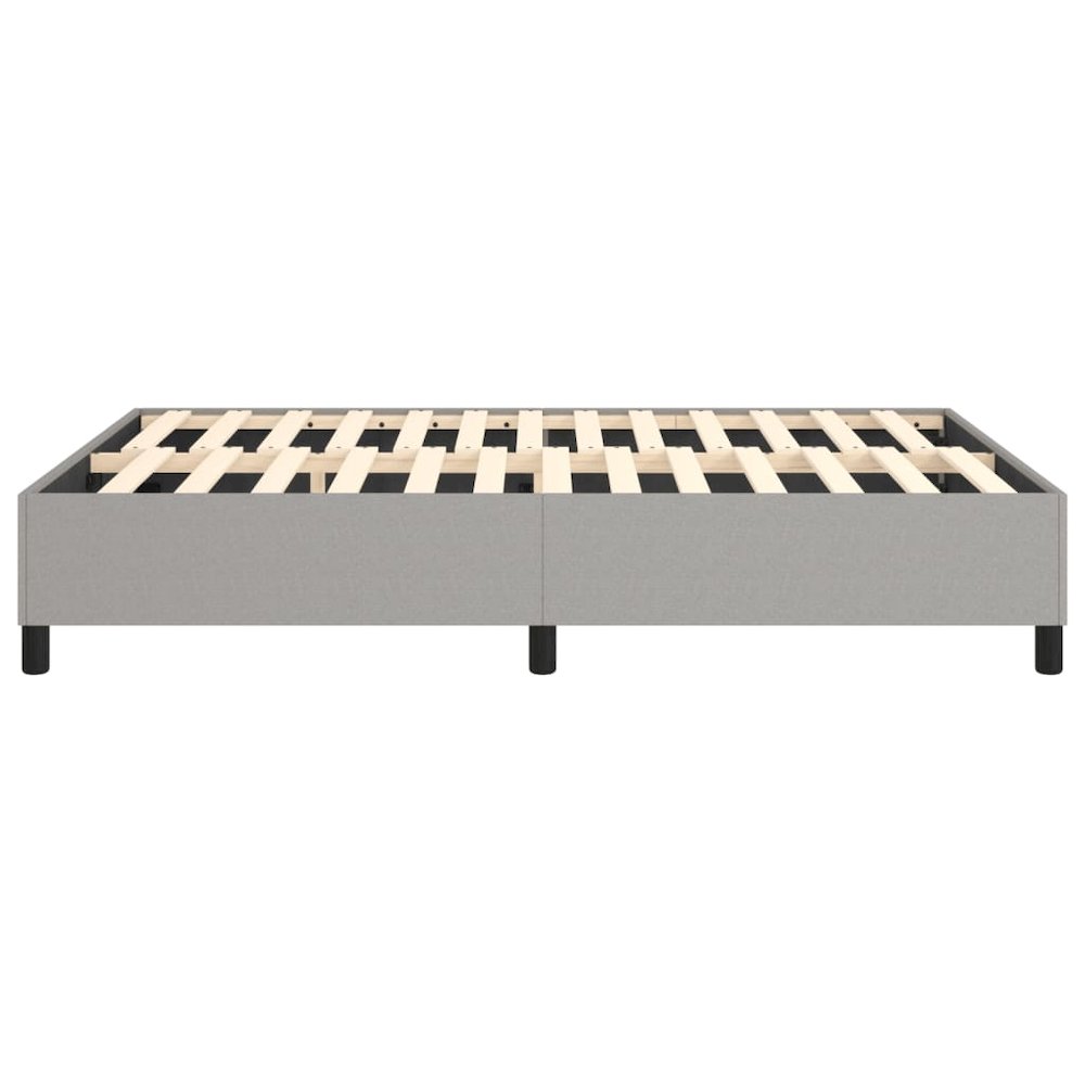 Bed Frame Light gray. Picture 6