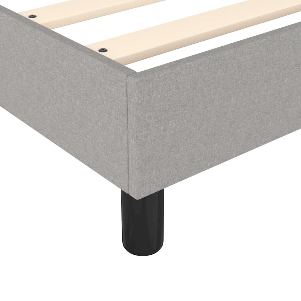 Bed Frame Light gray. Picture 7