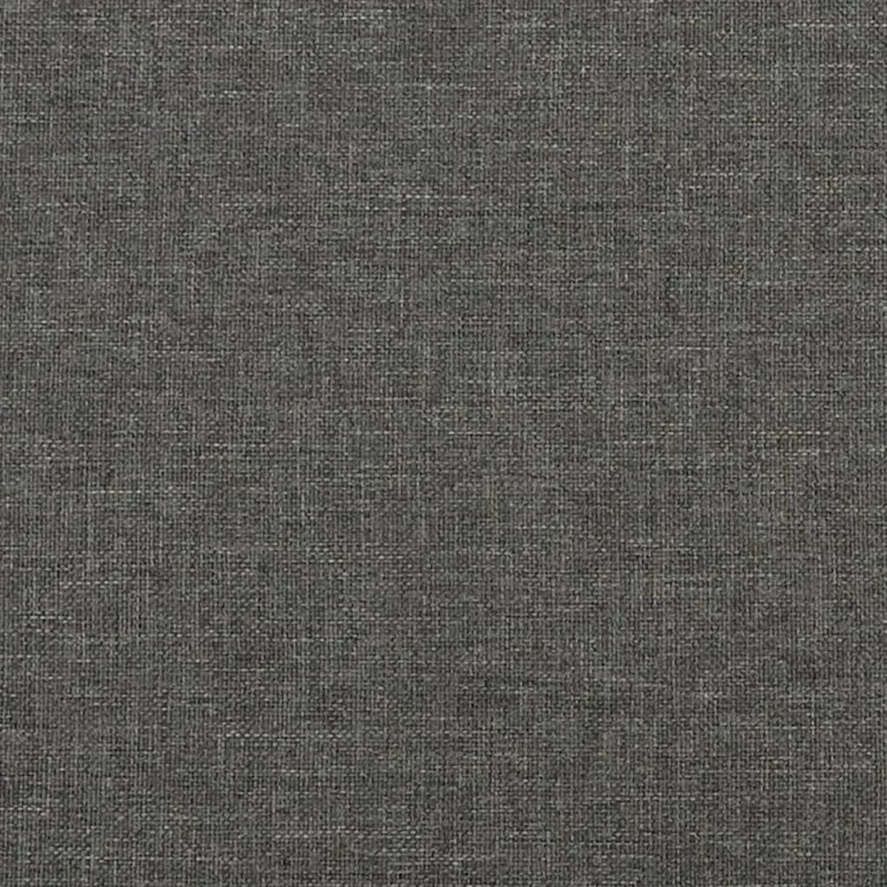 Bed Frame Dark Grey Polyester Full Modern Bed Frame. Picture 7