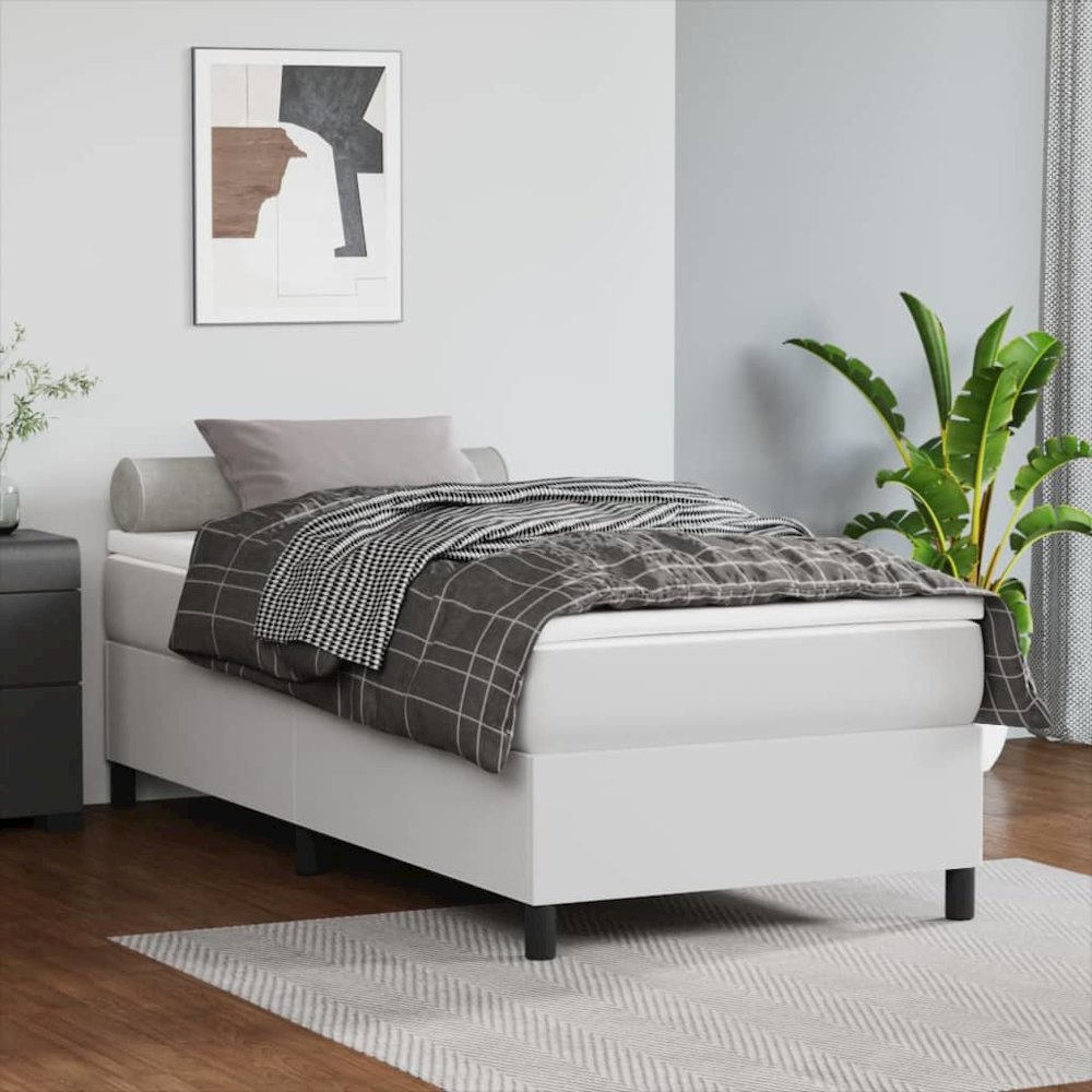 Bed Frame White. Picture 1