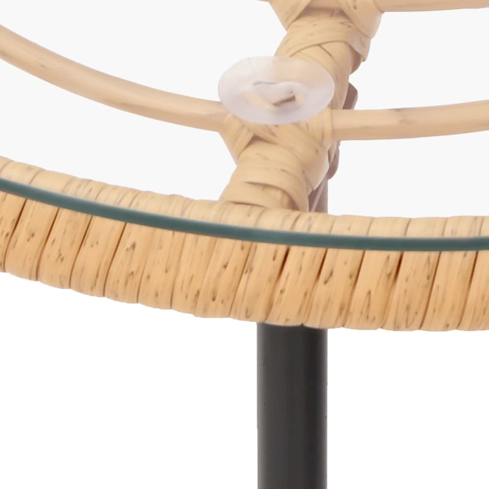 Dining Table Transparent, Black. Picture 5