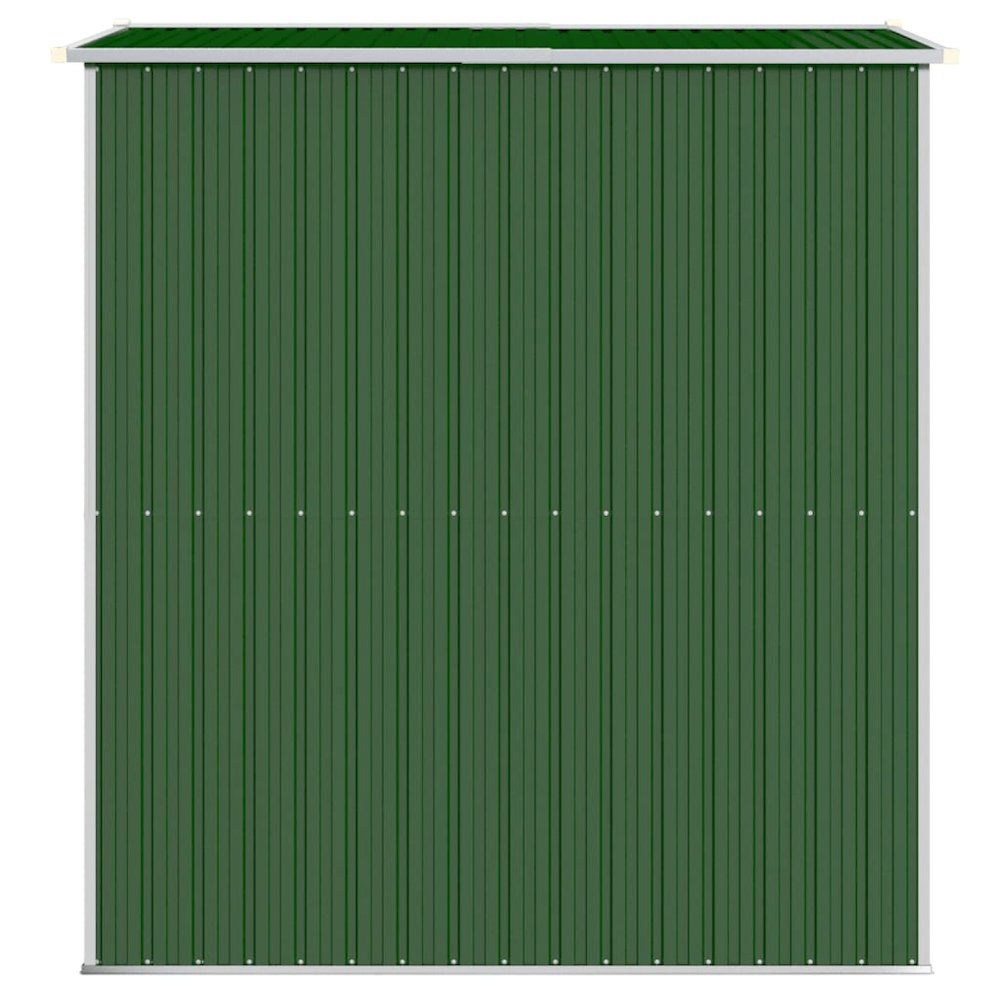 Garden Shed Green Galvanized Steel Large Garden Shed. Picture 5