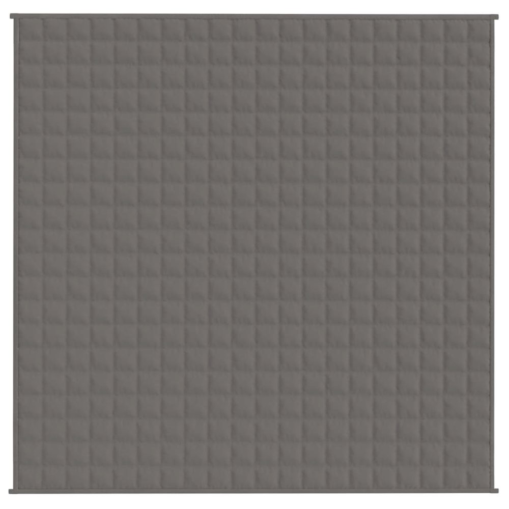 Weighted Blanket Grey 100% brushed polyester microfiber King Size. Picture 3