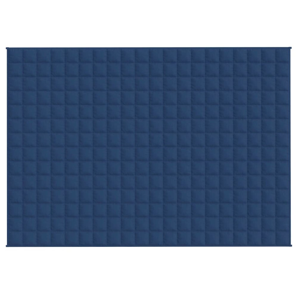 Weighted Blanket Blue Fabric (100% brushed polyester microfiber). Picture 3