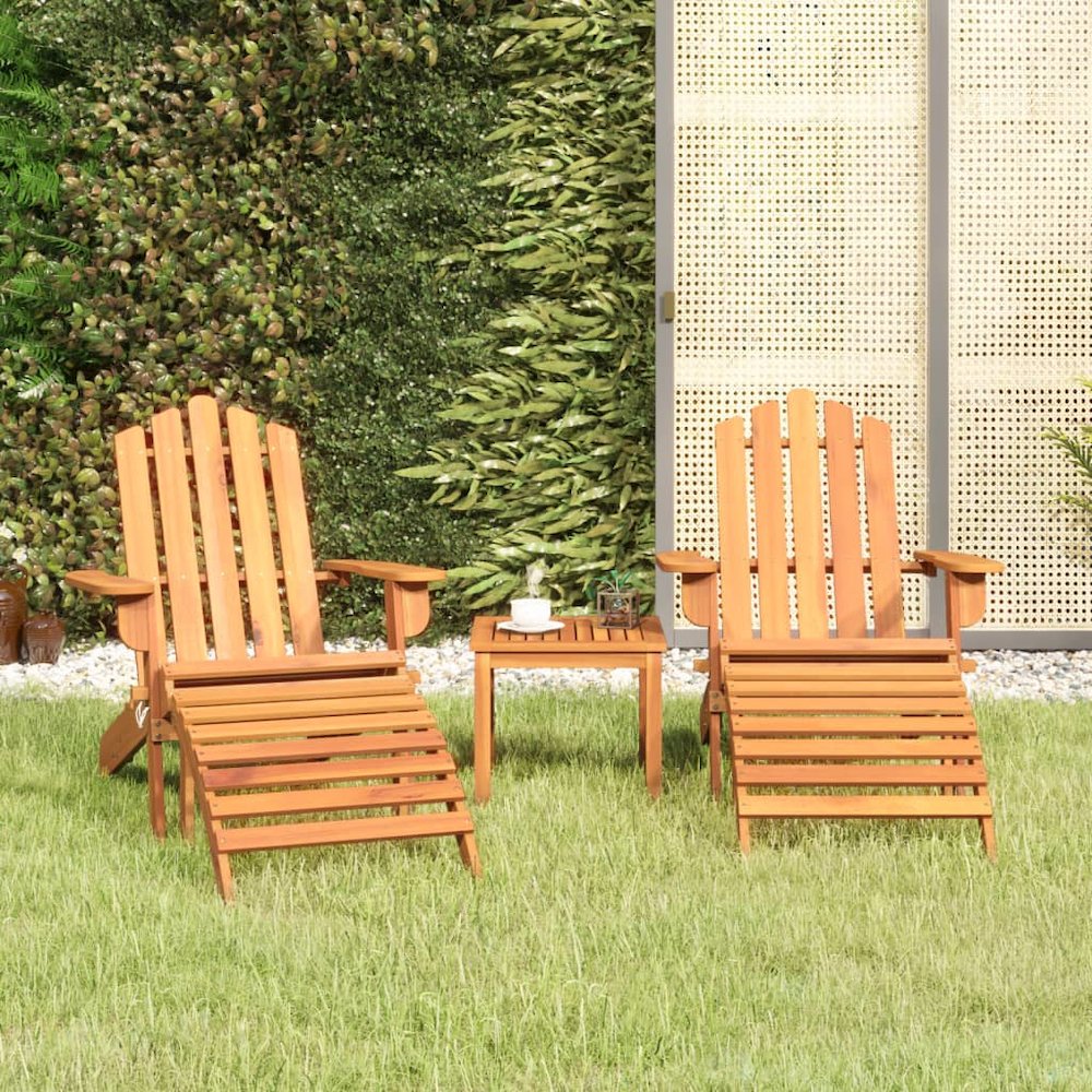 Garden Lounge Set Natural wood Solid acacia wood Standard. Picture 1