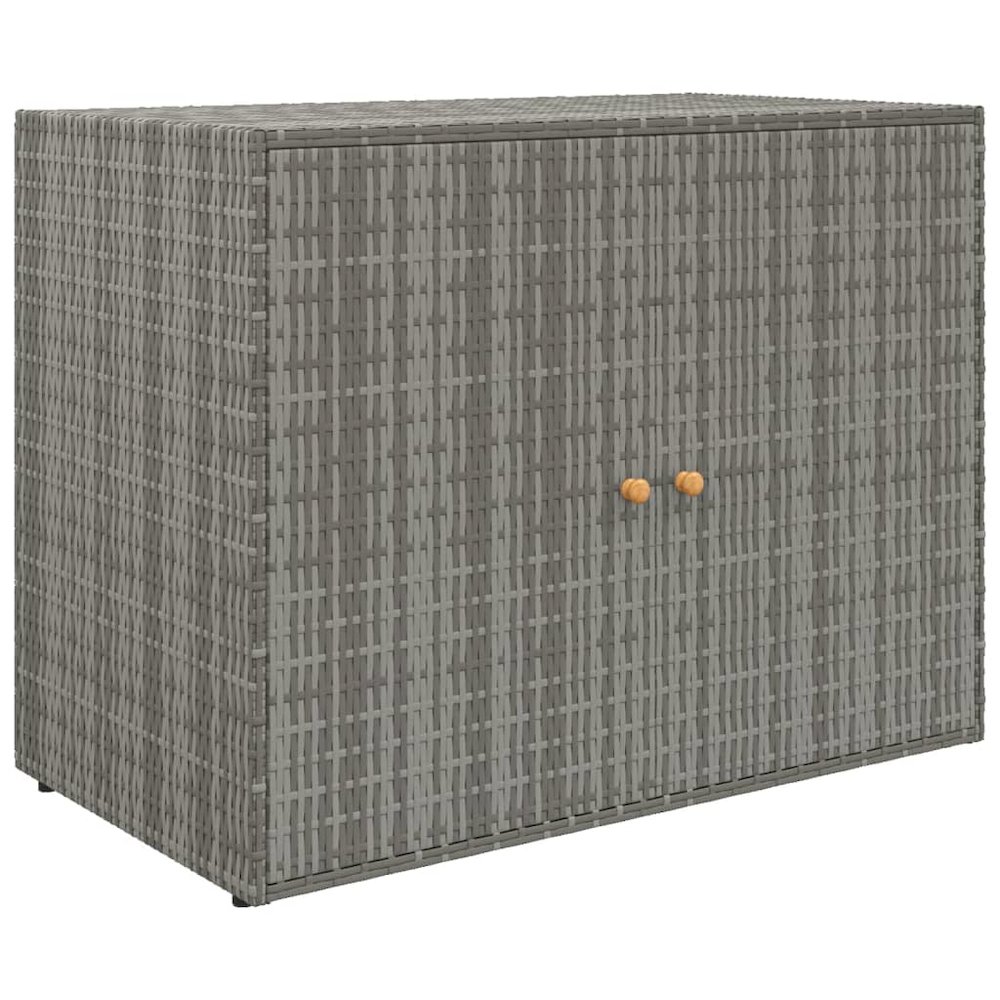 Garden Storage Cabinet Grey. Picture 2