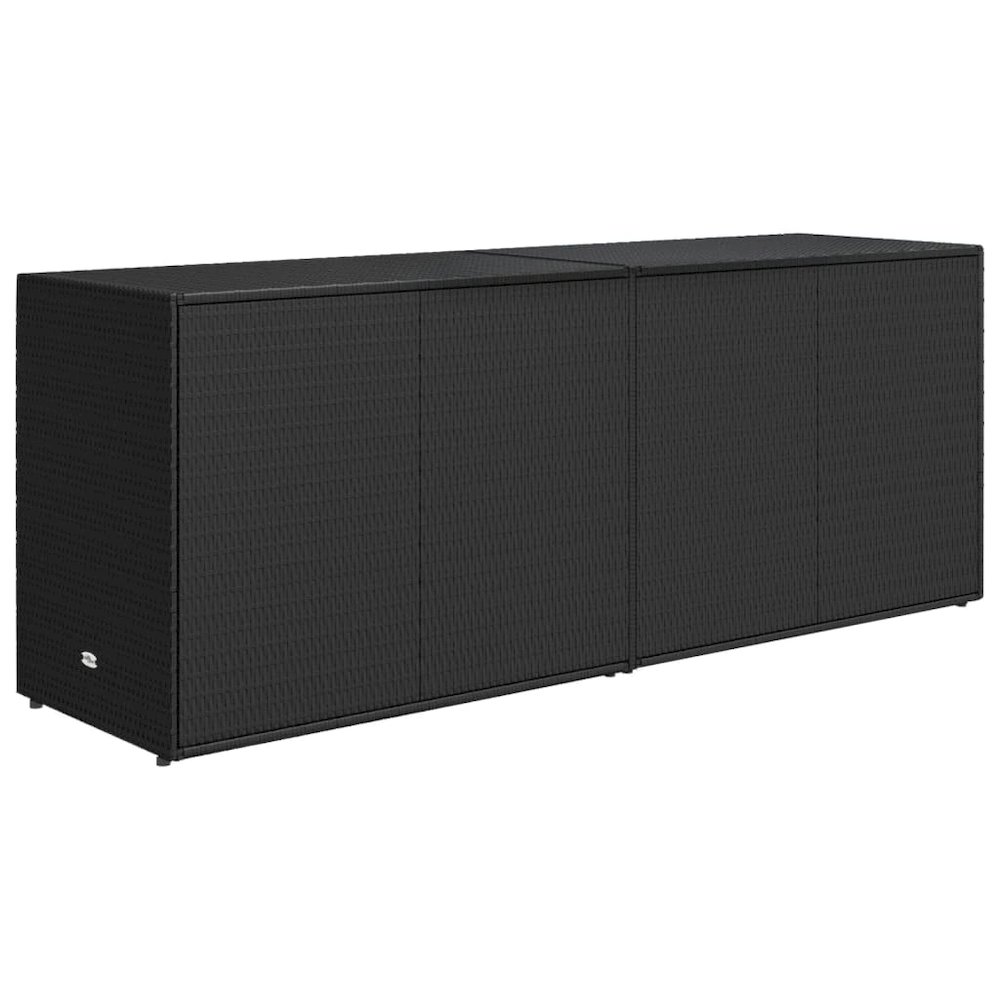 Garden Storage Cabinet Black. Picture 6