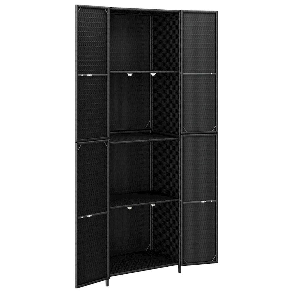 Garden Storage Cabinet Black. Picture 3