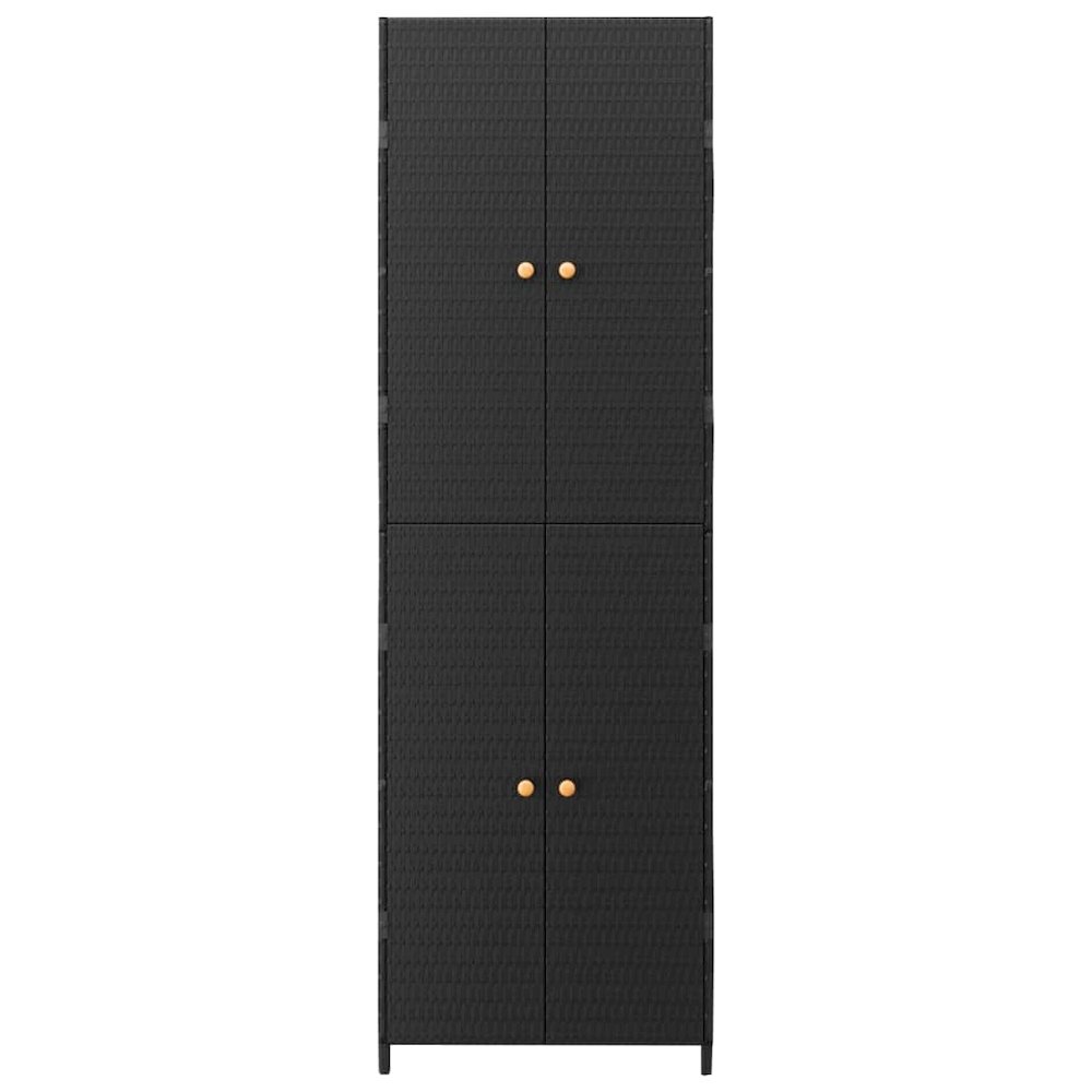 Garden Storage Cabinet Black. Picture 4