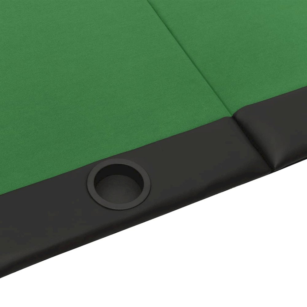 Poker Table Green Engineered wood, steel, felt, artificial leather. Picture 4