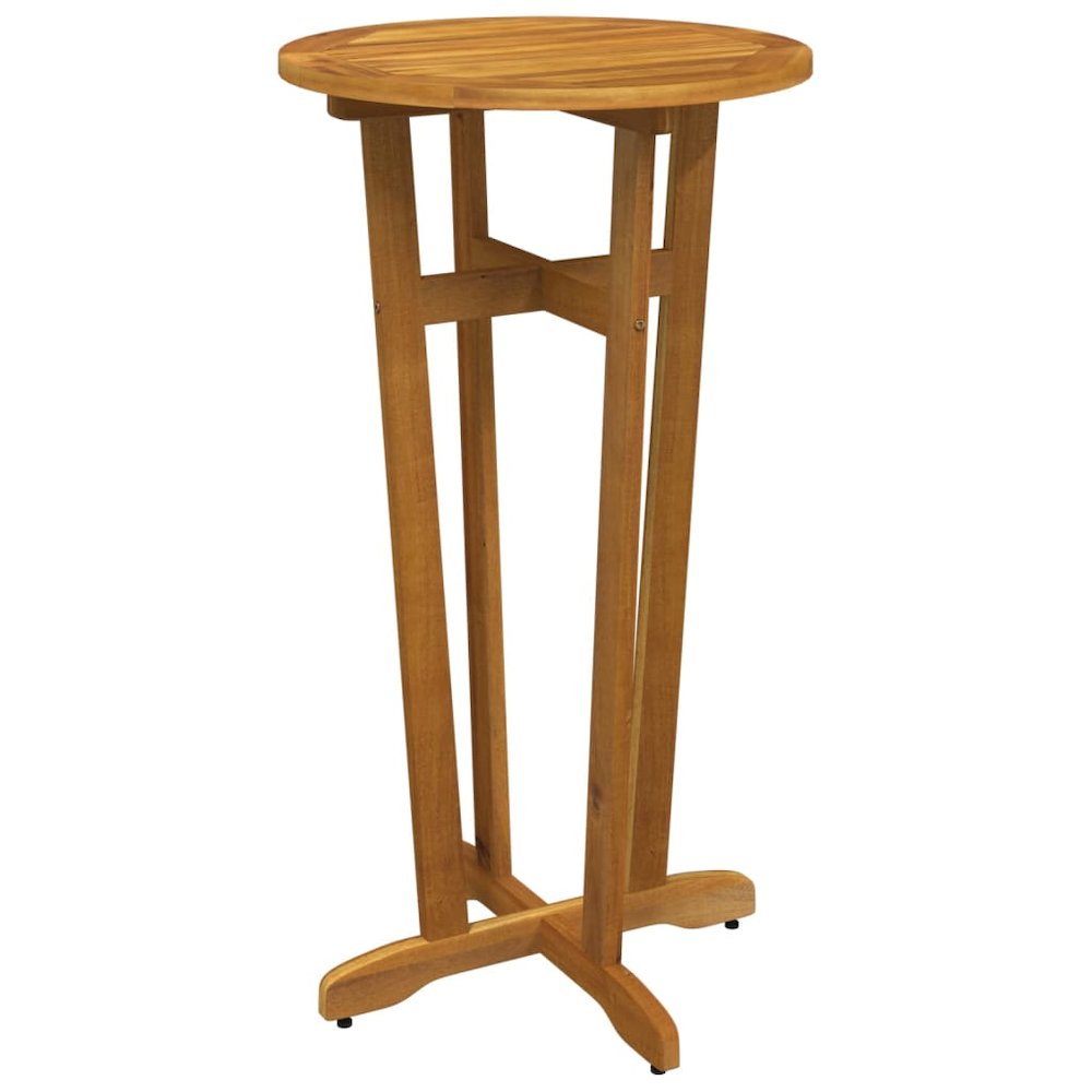 Garden Bar Table Natural Brown Solid Acacia wood Standard Durable. Picture 2