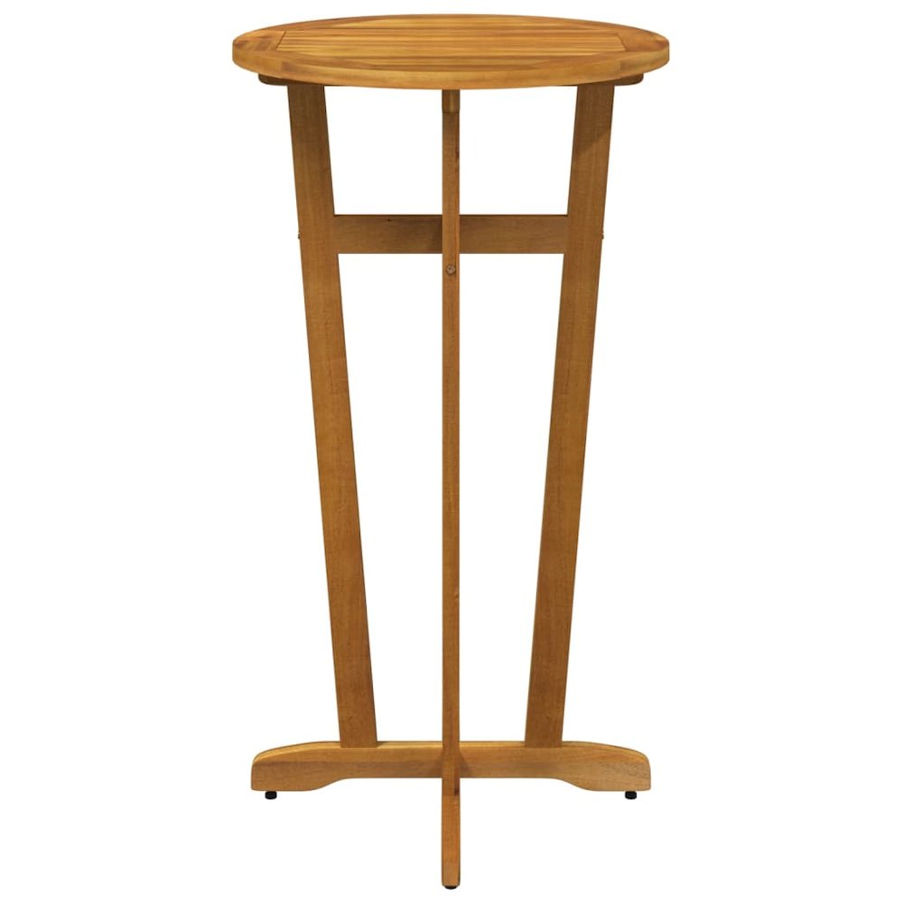 Garden Bar Table Natural Brown Solid Acacia wood Standard Durable. Picture 3