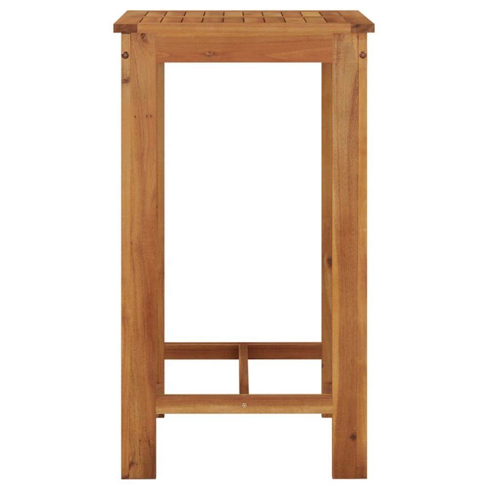 Garden Bar Table Natural Wood Solid acacia wood Medium Durable. Picture 4